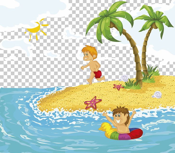 Cartoon PNG, Clipart, Beach, Beach Vector, Cdr, Encapsulated Postscript, Fictional Character Free PNG Download