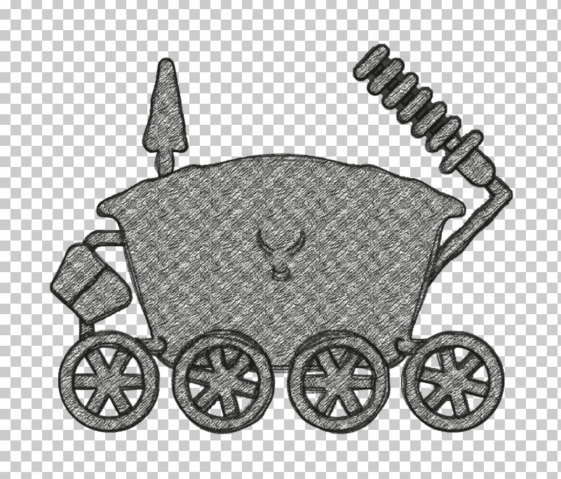 Space Elements Icon Moon Rover Icon Transport Icon PNG, Clipart, Black And White M, Cart, Drawing, Furniture, Headgear Free PNG Download