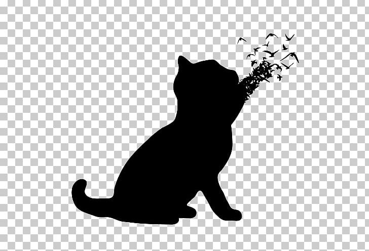 Black Cat Drawing Silhouette PNG, Clipart, Animal, Animals, Art, Black, Black And White Free PNG Download