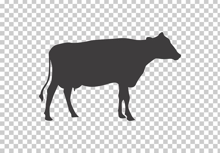 Cattle Silhouette The Yard Milkshake Bar PNG, Clipart, Animal, Animals, Black And White, Bull, Cattle Free PNG Download