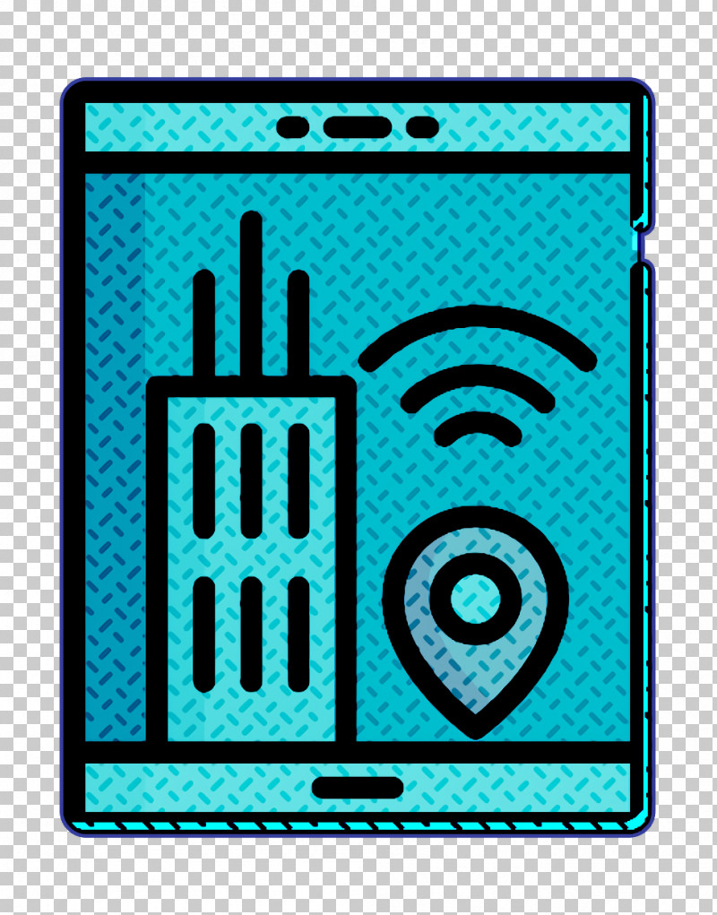 Smart City Icon Smartphone Icon Smart City Icon PNG, Clipart, Smart City Icon, Smartphone Icon, Technology, Turquoise Free PNG Download