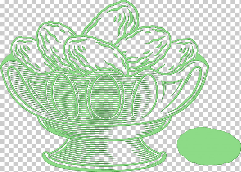 Green Leaf Plant Egg Cup Line Art PNG, Clipart, Egg Cup, Green, Leaf, Line Art, Paint Free PNG Download