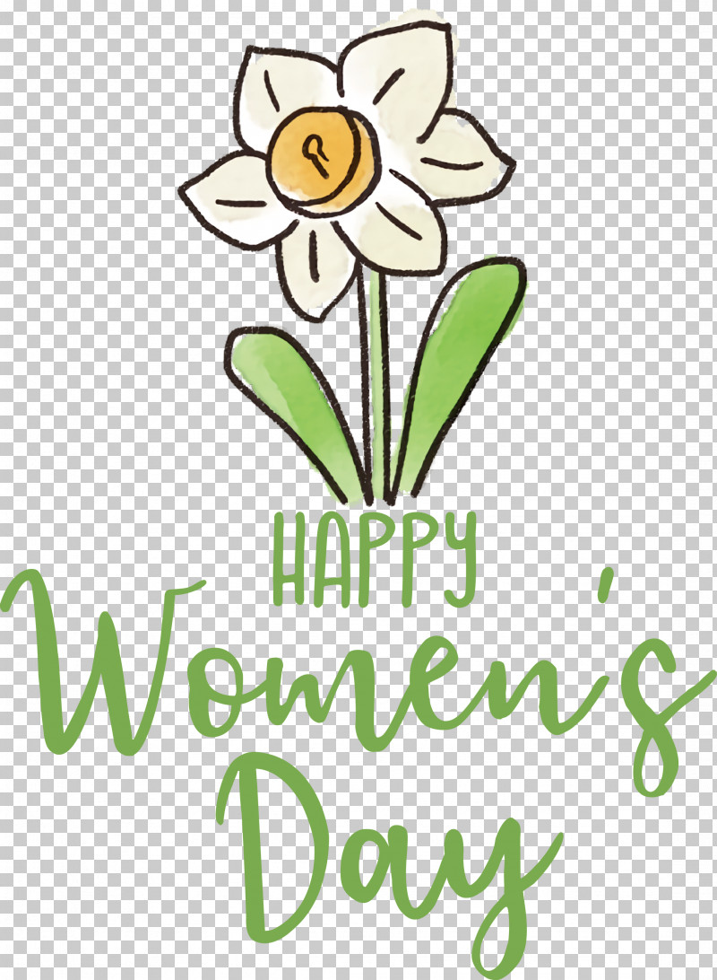 Happy Women’s Day PNG, Clipart, Cut Flowers, Floral Design, Flower, Happiness, Line Free PNG Download