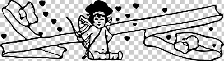 Line Art Cupid PNG, Clipart, Angle, Area, Arm, Artwork, Black Free PNG Download