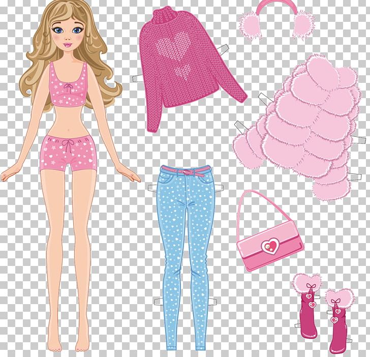 paper barbie dress