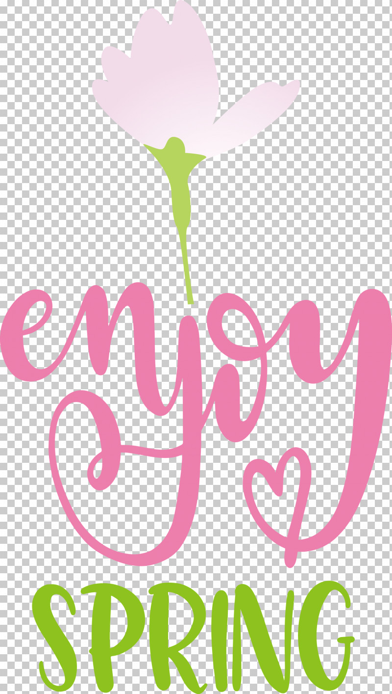 Enjoy Spring Spring PNG, Clipart, Floral Design, Flower, Line, Logo, M Free PNG Download