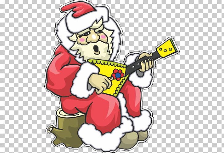 Santa Claus Ded Moroz Christmas Day Guitar PNG, Clipart, Art, Christmas, Christmas Day, Ded Moroz, Electric Guitar Free PNG Download