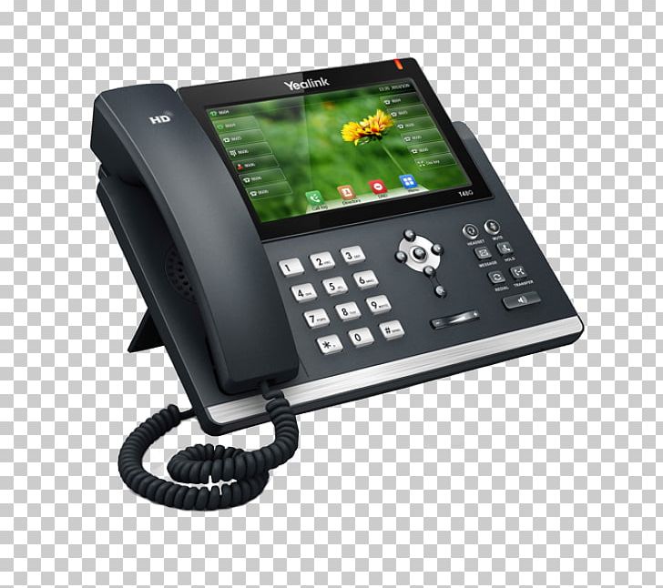 VoIP Phone Yealink SIP-T48G Session Initiation Protocol Voice Over IP Telephone PNG, Clipart, 3cx Phone System, Communication, Corded Phone, Electronic Device, Electronics Free PNG Download