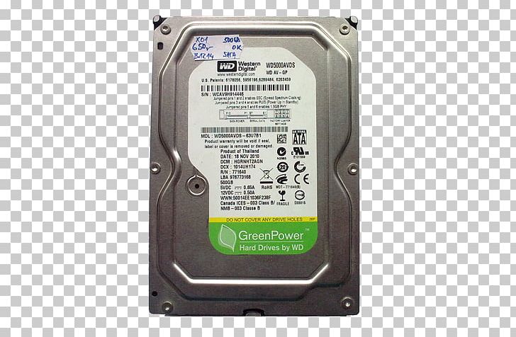 Hard Drives Serial ATA Western Digital AV-GP HDD WD AV-GP 250 GB Internal HDD PNG, Clipart,  Free PNG Download