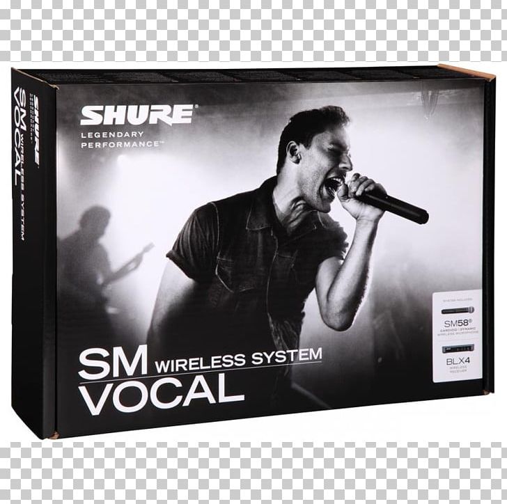 Microphone Shure SM58 Audio Wireless PNG, Clipart, Audio, Audio Equipment, Black And White, Brand, Cardioid Free PNG Download