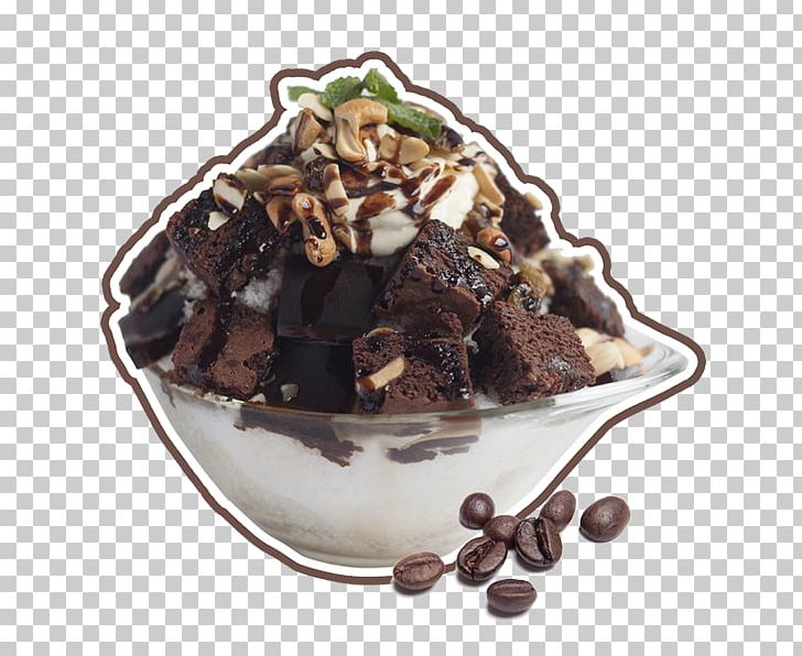 Sundae Chocolate Ice Cream Chocolate Brownie Dame Blanche Chocolate Syrup PNG, Clipart, Bingsu, Cho, Chocolate, Chocolate Brownie, Chocolate Ice Cream Free PNG Download