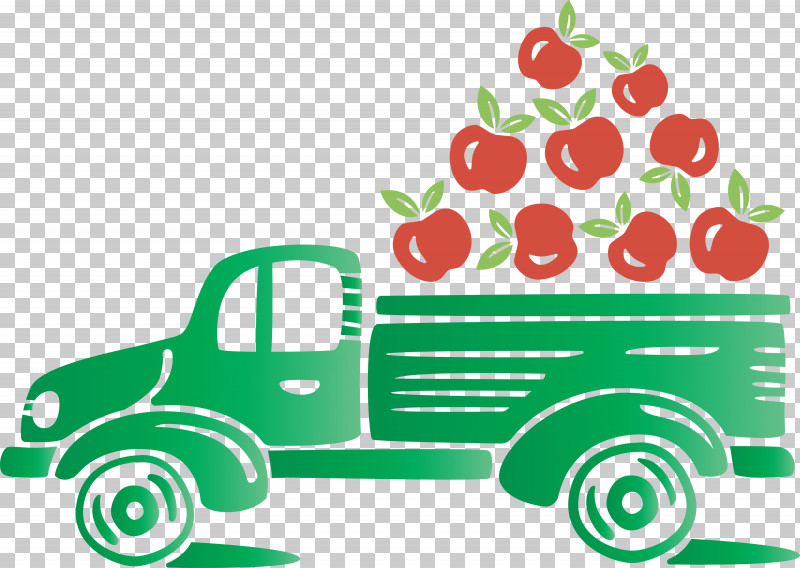 Apple Truck Autumn Fruit PNG, Clipart, Apple Truck, Area, Autumn, Cartoon, Fruit Free PNG Download