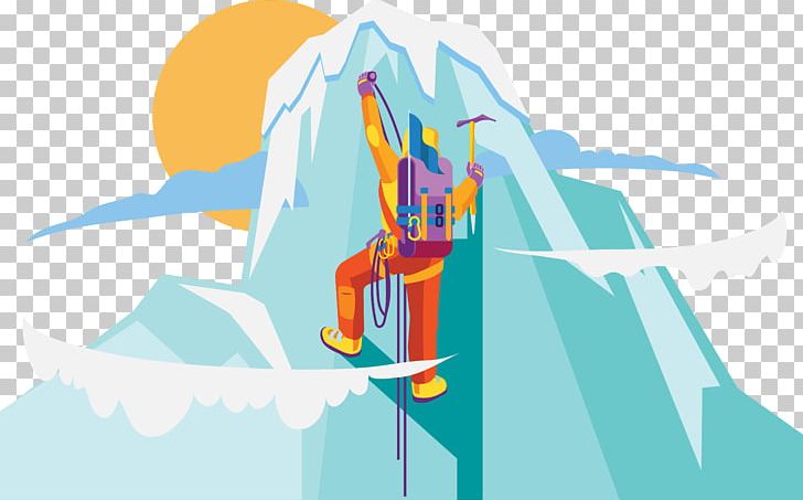 Mountaineering Rock Climbing Vecteur PNG, Clipart, Art, Backpack, Blue, Cartoon, Cli Free PNG Download