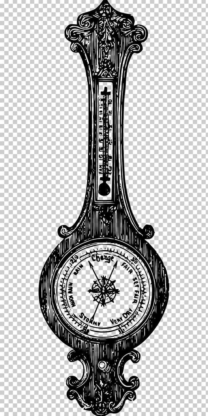Barometer Measuring Instrument Meteorology PNG, Clipart, Anemometer, Barometer, Black And White, Clock, Daniel Gabriel Fahrenheit Free PNG Download