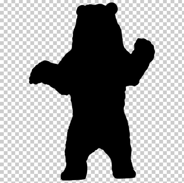 Grizzly Bear American Black Bear Brown Bear Silhouette PNG, Clipart, American Black Bear, Animals, Bear, Black, Black And White Free PNG Download