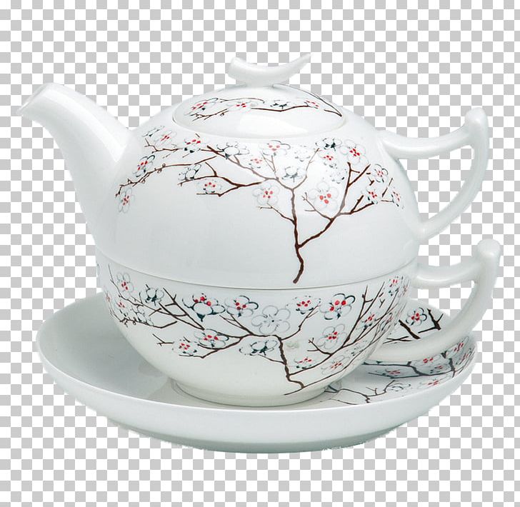 Kettle Coffee Cup Tea Porcelain PNG, Clipart, Bone, Bone China, Ceramic, Cherry, Coffee Free PNG Download