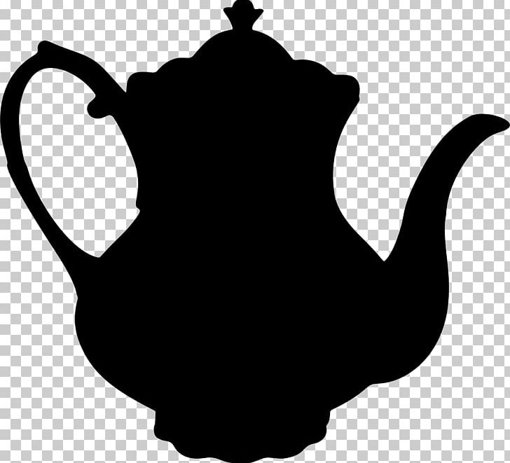 Teapot Teacup Silhouette PNG, Clipart, Black, Black And White, Cup, Drink, Food Drinks Free PNG Download