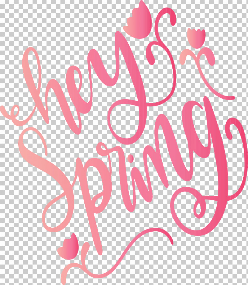 Text Font Pink Logo Calligraphy PNG, Clipart, Calligraphy, Hello Spring, Logo, Paint, Pink Free PNG Download