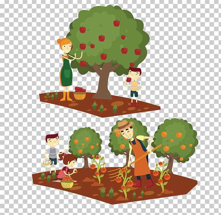 Cartoon Farmer PNG, Clipart, 3d Model Home, Agriculture, Apple, Apple Tree, Computer Icons Free PNG Download