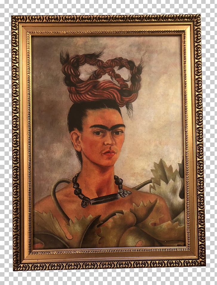 Diego Rivera Self Portrait With Braid Self-Portrait With Thorn Necklace And Hummingbird Self-Portrait With Cropped Hair Frida Kahlo Museum PNG, Clipart, Art, Artist, Art Museum, Artwork, Canvas Print Free PNG Download