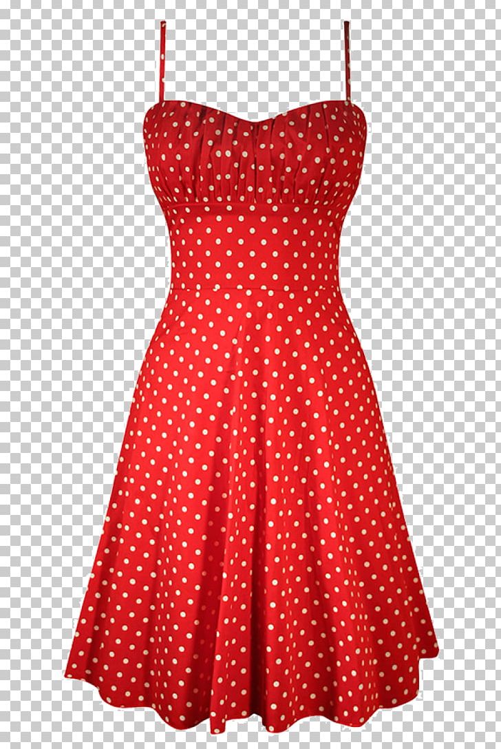 1950s Polka Dot Dress Clothing Skirt PNG, Clipart, 1950s, Aline, Clothing, Cocktail Dress, Dance Dress Free PNG Download
