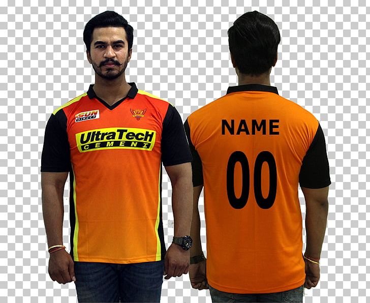 Jersey T-shirt Sunrisers Hyderabad India National Cricket Team Chennai Super Kings PNG, Clipart, Brand, Chennai Super Kings, Clothing, Cricket, Cricket Clothing And Equipment Free PNG Download