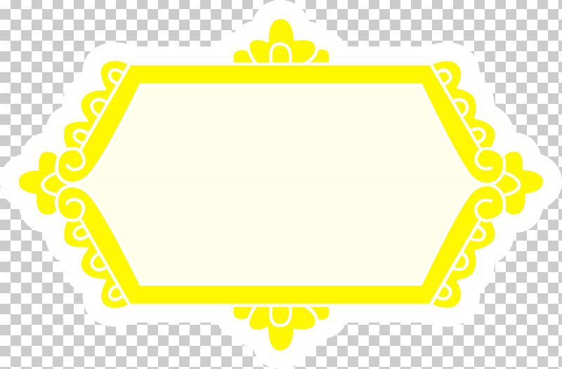 Yellow Pattern Line Area Meter PNG, Clipart, Area, Classic Frame, Classic Photo Frame, Line, Meter Free PNG Download