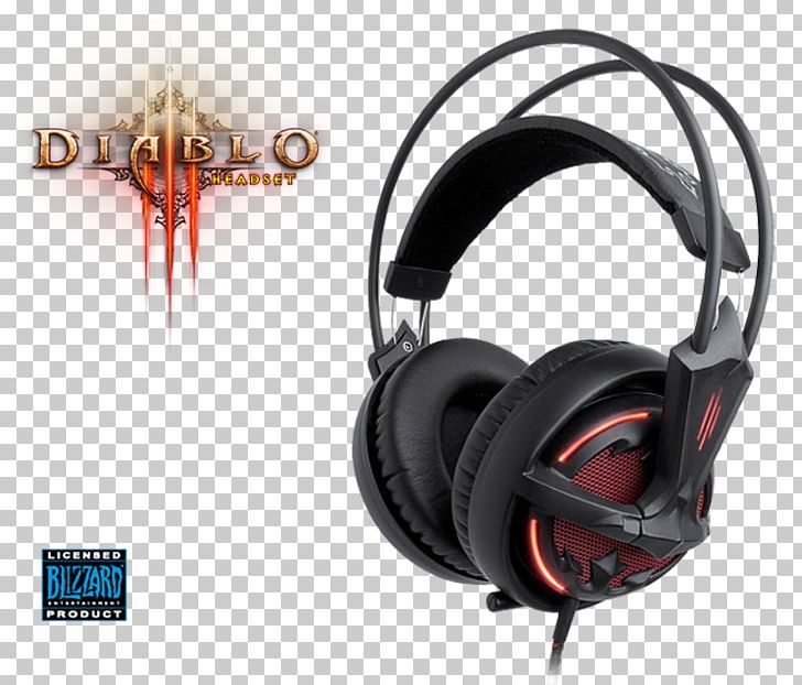 Diablo III: Reaper Of Souls Headphones SteelSeries Video Game Headset PNG, Clipart, Audio, Audio Equipment, Computer Software, Diablo, Diablo Iii Free PNG Download