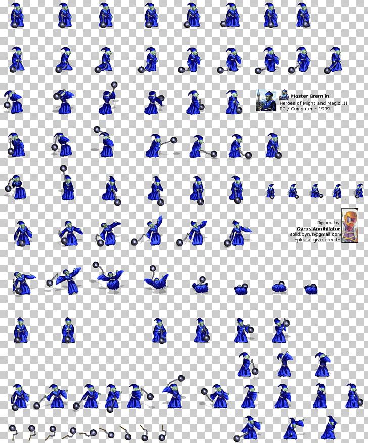 Heroes Of Might And Magic III PlayStation Might And Magic III: Isles Of Terra Might & Magic: Clash Of Heroes Sprite PNG, Clipart, Angle, Blue, Food Drinks, Game, Gremlin Free PNG Download