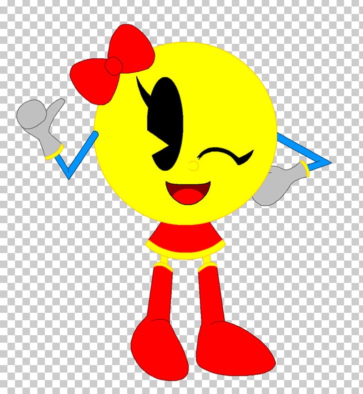 Ms. Pac-Man Wonder Momo Pac-Land Namco PNG, Clipart, Area, Art, Cartoon, Deviantart, Emoticon Free PNG Download