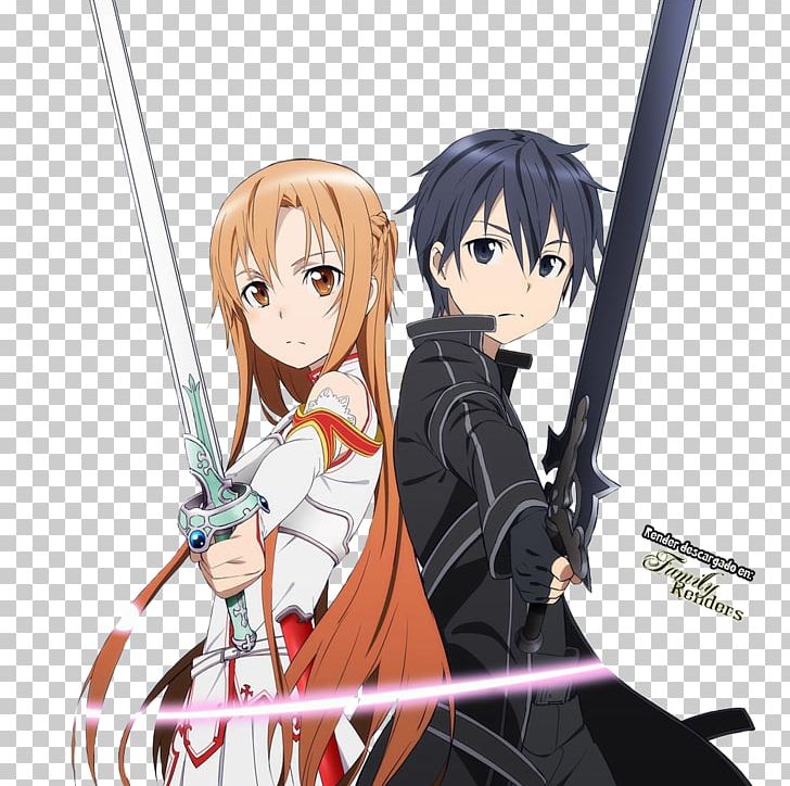Download Kirito and Asuna from the popular anime series “Sword Art Online”