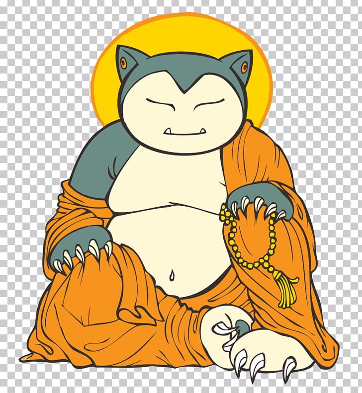 Snorlax Pokémon Buddhism Sticker T-shirt PNG, Clipart, Art, Artwork, Budai, Buddhism, Carnivoran Free PNG Download