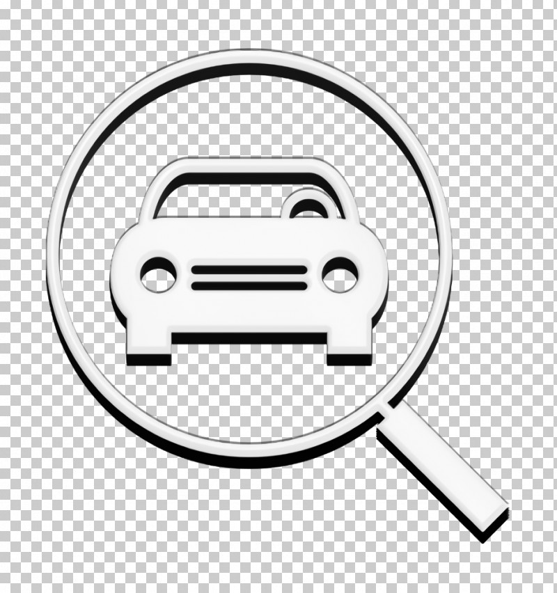 Car Front In Magnifier Glass Icon Searcher Icon Transport Icon PNG, Clipart, Computer Hardware, Geometry, Line, Mathematics, Mechanicons Icon Free PNG Download