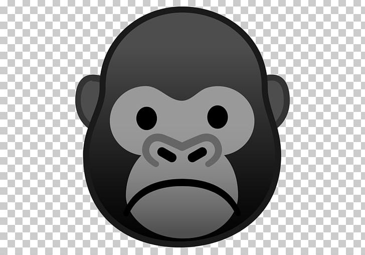 Gorilla Primate Emoji Emoticon Noto Fonts PNG, Clipart, Android Oreo, Animal, Animals, Ape, Bear Free PNG Download