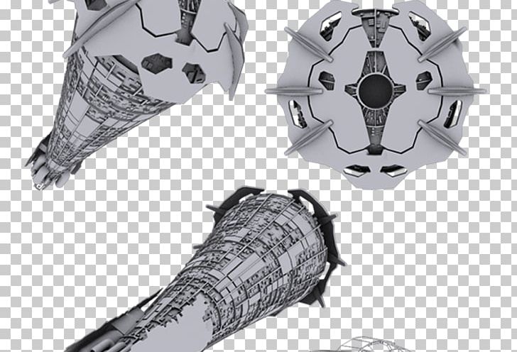 Science Fiction Starship Spacecraft PNG, Clipart, Automotive Tire, Black And White, Concept, Concept Art, Fiction Free PNG Download