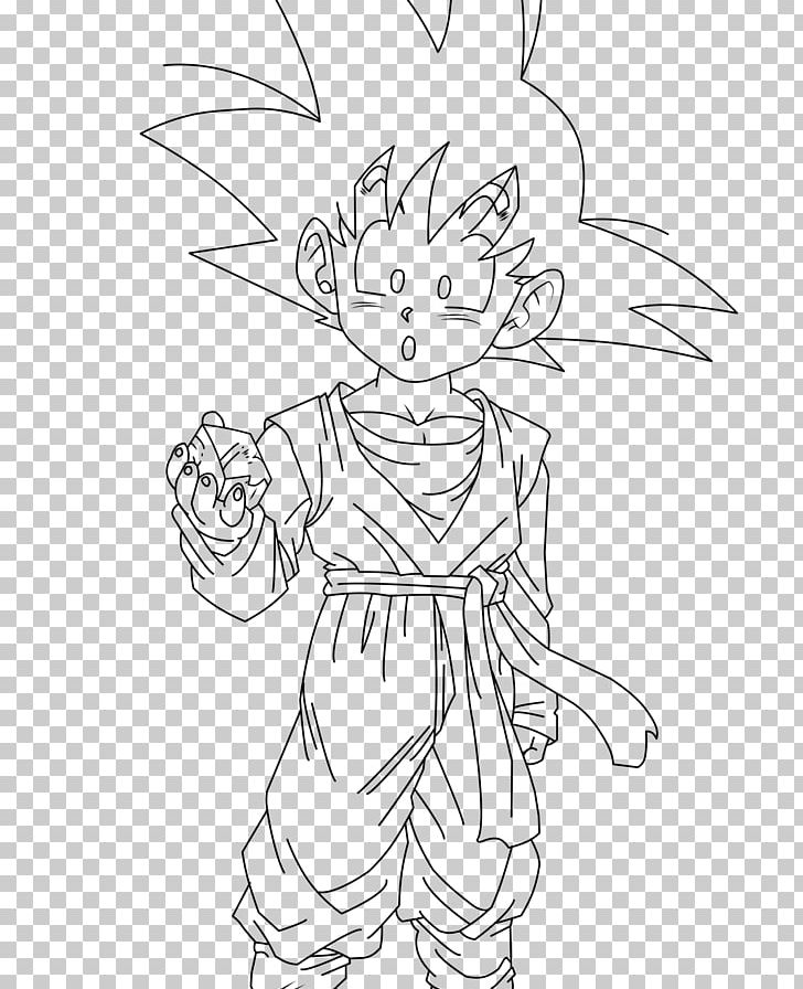 Gotenks Goku Trunks Gohan PNG, Clipart, Artwork, Black, Black And White, Cartoon, Coloring Book Free PNG Download