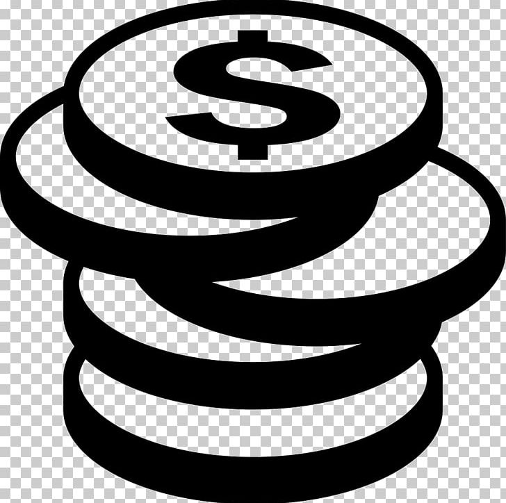 Coin Computer Icons PNG, Clipart, Area, Artwork, Black And White, Circle, Coin Free PNG Download