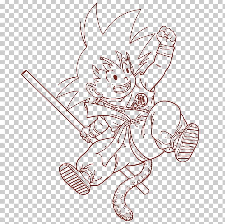 Goku Drawing Coloring Book Dragon Ball PNG, Clipart, Adult, Anime, Arm, Artwork, Ball Free PNG Download