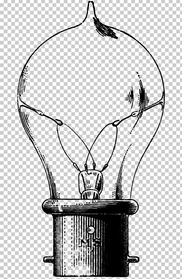Incandescent Light Bulb Drawing Lamp Edison Light Bulb PNG, Clipart, Black And White, Bulb, Drawing, Edison Light Bulb, Electric Light Free PNG Download