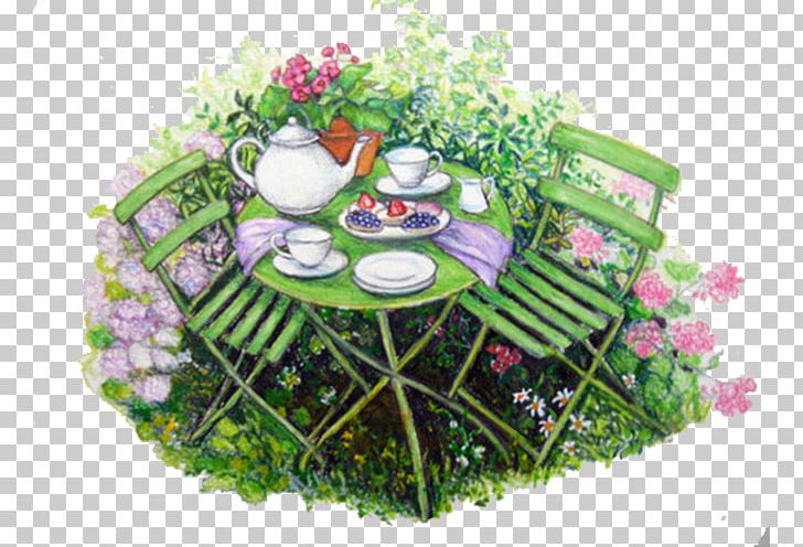 Green Tea Table Floral Design PNG, Clipart, Chair, Chawan, Cup, Decorative, Decorative Material Free PNG Download