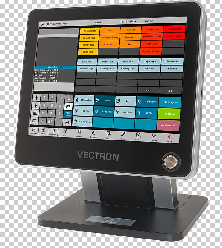 Point Of Sale Cash Register Touchscreen Blagajna Vectron Systems AG PNG, Clipart, Blagajna, Cash Register, Computer Hardware, Computer Monitor Accessory, Computer Software Free PNG Download