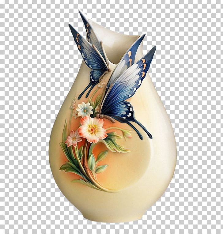 Vase Franz-porcelains Ceramic Decorative Arts PNG, Clipart, Artifact, Butterfly, Ceramic, Decorative Arts, Drawing Free PNG Download