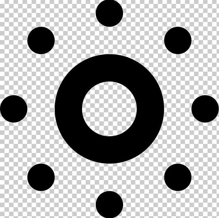 Computer Icons Circled Dot PNG, Clipart, Black, Black And White, Brightness, Cdr, Circle Free PNG Download