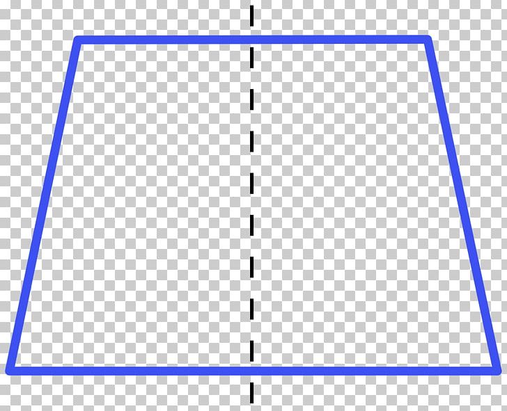 Isosceles Trapezoid Quadrilateral Geometry Parallel PNG, Clipart, Angle, Antiparallelogram, Area, Art, Blue Free PNG Download