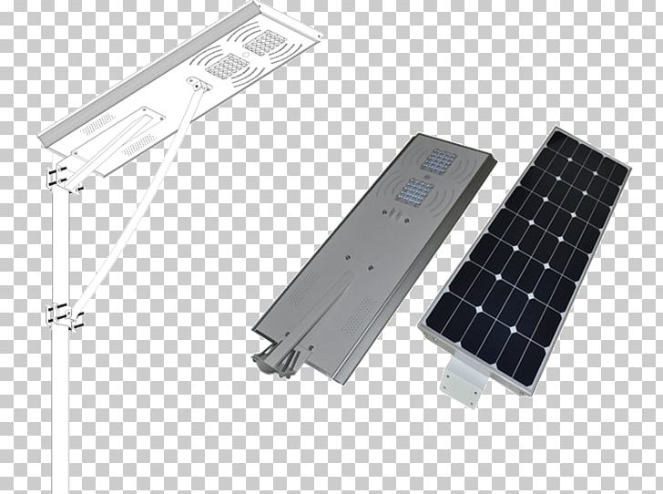 LED Street Light Battery Charger Solar Street Light Light-emitting Diode PNG, Clipart, Angle, Battery Charger, Electronics Accessory, Hardware, Lamp Free PNG Download