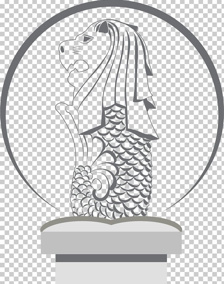 Transparent Merlion PNG, Clipart, Art, Black, Black And White, Country, Decorative Patterns Free PNG Download