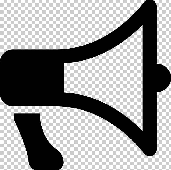 Computer Icons Megaphone PNG, Clipart, Black And White, Computer Icons, Desktop Wallpaper, Icon Design, Line Free PNG Download