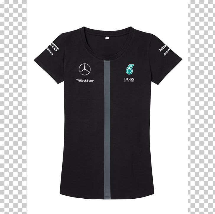 Mercedes-Benz MERCEDES AMG GT Mercedes Benz T-shirt Mercedes AMG Petronas F1 Team PNG, Clipart, Active Shirt, Black, Brand, Clothing, Jersey Free PNG Download