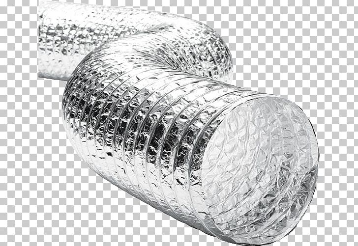 Aluminium Foil Duct Ventilation HVAC Fan PNG, Clipart, Air Conditioning, Aluminium, Aluminium Foil, Black And White, Building Insulation Free PNG Download