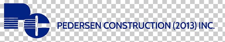 Pedersen Construction Inc Logo Brand Trademark Font PNG, Clipart, Angle, Blue, Brand, Construction, Human Free PNG Download
